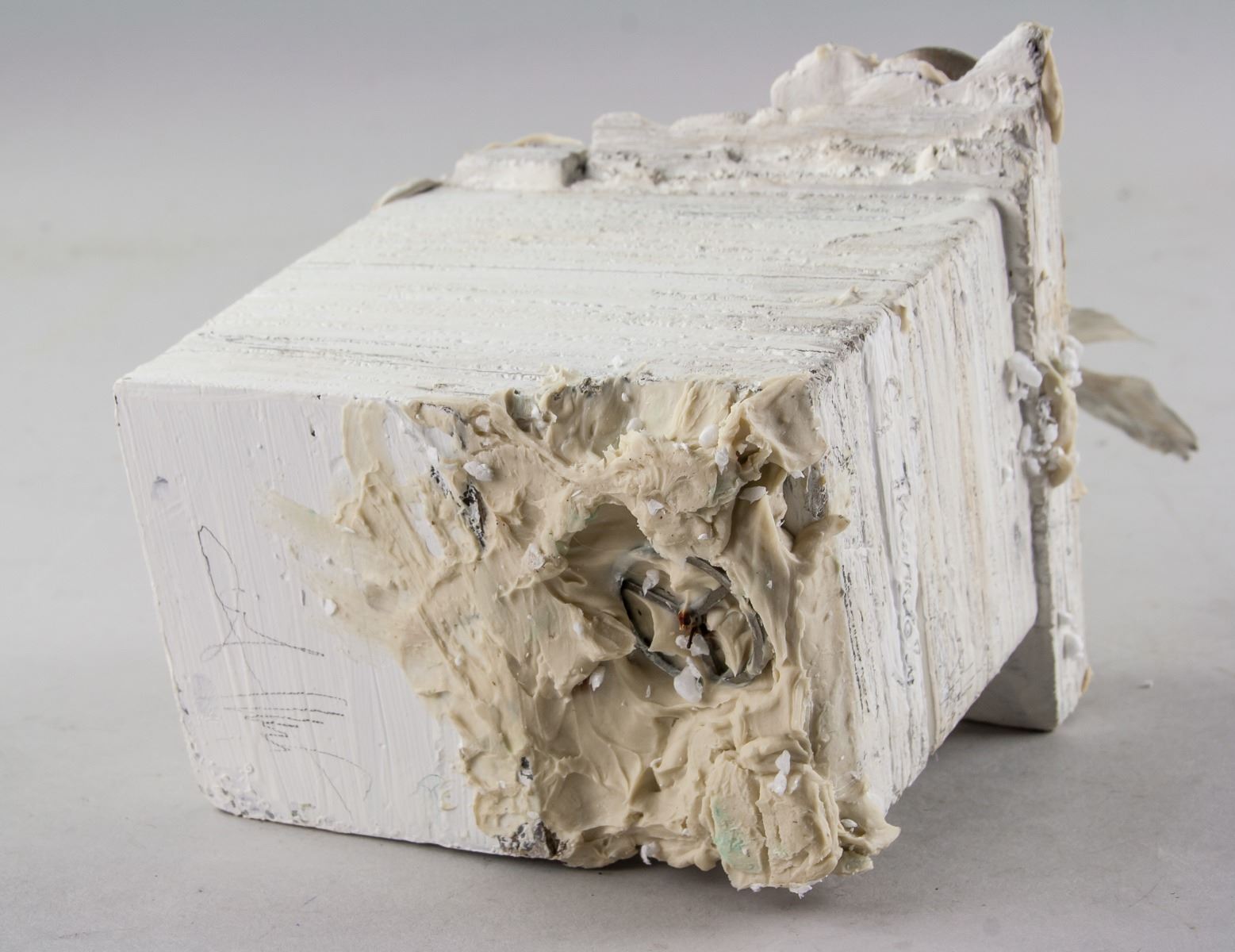 CY TWOMBLY USA 19282011 White Gesso Sculpture