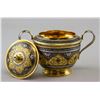 Image 13 : KUBACHI Silver Enameled & Gilt Tea 16-Piece Set