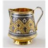 Image 7 : KUBACHI Silver Enameled & Gilt Tea 16-Piece Set