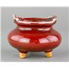 Image 1 : Chinese Junyao Type Red Porcelain Censer