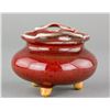 Image 2 : Chinese Junyao Type Red Porcelain Censer