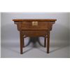 Image 1 : Chinese Elmwood Carved Altar Table with Drawer