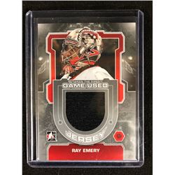 ITG BETWEEN THE PIPES GAME-USED JERSEY RAY EMERY