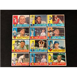 1960 TOPPS BASEBALL CARD LOT