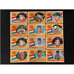 1960 TOPPS BASEBALL ROOKIE STAR CARD LOT