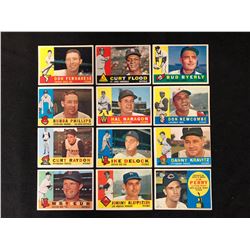 1960 TOPPS BASEBALL CARD LOT