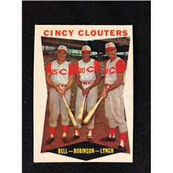 1960 Topps Cincy Clouters (Bell/Robinson/Lynch) #352 - Cincinnati Reds