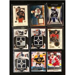 GAME WORN JERSEY HOCKEY CARD LOT