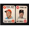 Image 1 : 1968 Topps Card Game Single Baseball Card Lot