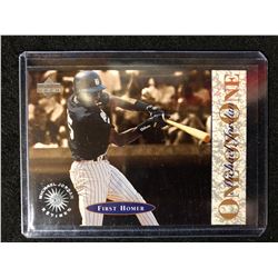 UPPER DECK FIRST HOMER ONE ON ONE MICHAEL JORDAN BASEBALL CARD