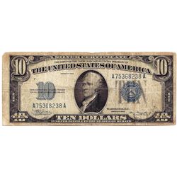 1934 $10 Silver Certicate Note