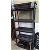 Image 3 : TWO PLASTIC SHOP SHELVES 5 TIER AND 3 TIER