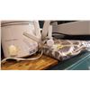 Image 3 : CURTAIN, CURTAIN RODS, HEATERS, AND PROCTOR SILEX COOKER