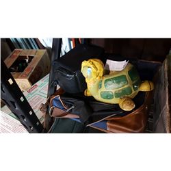 TURTLE PLANTER 3 SUITCASES AND CAMERA BAG