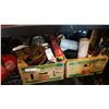 Image 1 : 2 BOXES OF TOOLS AND WRAP