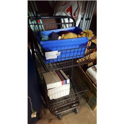 SHOPPING CART CABBAGE PATCH DOLL AND LADIES HATS