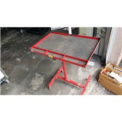 RED ROLLING SHOP TRAY