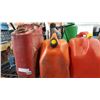 Image 2 : METAL JERRY CAN AND 3 JERRY CANS