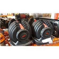 BOWFLEX ADJUSTABLE DUMBBELLS