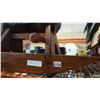 Image 3 : CARVED ROCKING HORSE W/ LEATHER SADDLE