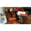 Image 3 : TWO BLACK AND DECKER CORDLESS DRILLS NO BATTERIES AND LOT OF NEW HARDWARE