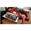 Image 1 : THREE MILWAUKEE CORDLESS TOOLS NO BATTERY