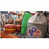 Image 1 : 2 METAL GAS CANS JUG AND GARDEN SPRAYER