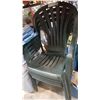 Image 1 : FOUR GREEN PATIO CHAIRS