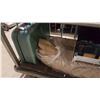 Image 4 : TOTE OF ESTATE GOODS, EASTERN DECOR, PAPER TOWEL DISPENSER, CARDBOARD CONTAINERS AND SUITCASE WITH D