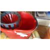 Image 3 : 2 NEW BROOMS AND MOP W/ BUCKET