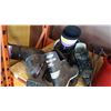 Image 3 : LOT OF SKI BOOTS AND POLES