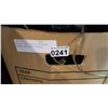 Image 1 : BOX OF ELECTRONICS, PRINTER, PHONE, AND HINGED COVER