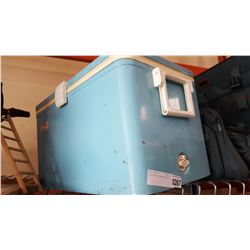 BLUE METAL COLEMAN COOLER
