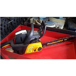 POULAN PRO 16 INCH GAS CHAINSAW RUNNING