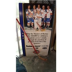 MASTERS OF HOCKEY POSTER AND STICK