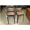 Image 1 : PAIR OF HAMPTON BAY HIGH PATIO CHAIRS