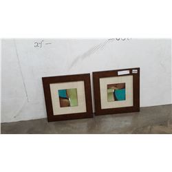 2 ABSTRACT PRINTS