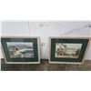 Image 1 : 2 WATER COLOUR PAINTINGS BY PIENOCHEIGHTON