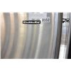 Image 2 : STAINLESS KITCHEN AID SINGLE DOOR 32 WIDE FRIDGE WITH ROLL OUT FREEZER AND ICE MAKER 30 DEEP
