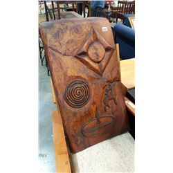WOOD CARVED WALL ART