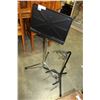 Image 2 : GUITAR STAND AND MUSIC STAND