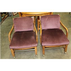 OAK ROLLING CHAIR