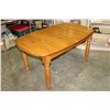 Image 3 : PINE 1 DRAWER DINING TABLE WITH FOUR CHAIRS