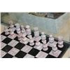 Image 2 : MARBLE CHESS SET AND PIECES