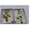 Image 1 : TWO ESTATE NECKLACE AND EARRING SETS