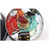 Image 3 : HAT BOX OF JEWELLRY AND TIN OF NATIVE BEADED JEWELLRY