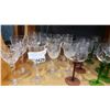 Image 2 : ART GLASS AND CRYSTAL WINE GLASSES AND DESSERT GLASSES