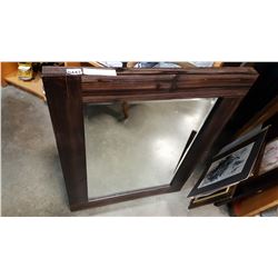 WOOD FRAMED MIRROR