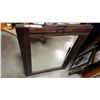 Image 1 : WOOD FRAMED MIRROR
