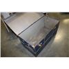Image 3 : 2 BLUE METAL STORAGE TRUNKS